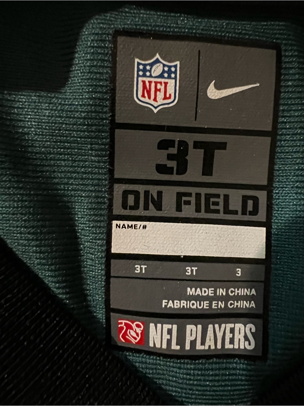 NFL Philadelphia Eagles Youth #11 Teal Green Jersey - Picture 3 of 3